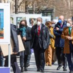 La Vicealcaldesa y consejera de Cultura, Sara Fernández, y del presidente de la Asociación para el Estudio de la Semana santa, Ricardo Navarro.  2