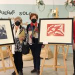 La familia de Katia Acín dona dos grabados de la artista al colegio de Binéfar que lleva su nombre 1