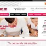 Home de la nueva página web del INAEM
