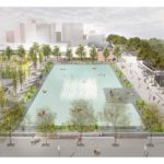 Plano del proyecto de urbanización del área del parque Pignatelli Foto Ayuntamiento Zaragoza
