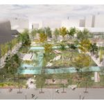 Plano del proyecto de urbanización del área del parque Pignatelli Foto Ayuntamiento Zaragoza