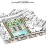 Plano del proyecto de urbanización del área del parque Pignatelli Foto Ayuntamiento Zaragoza