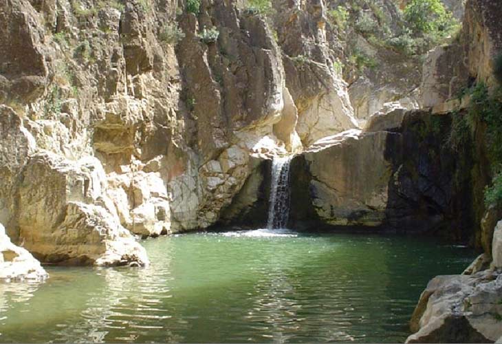 The pools of the Pesquera, in Beceite. (turismodearagon)